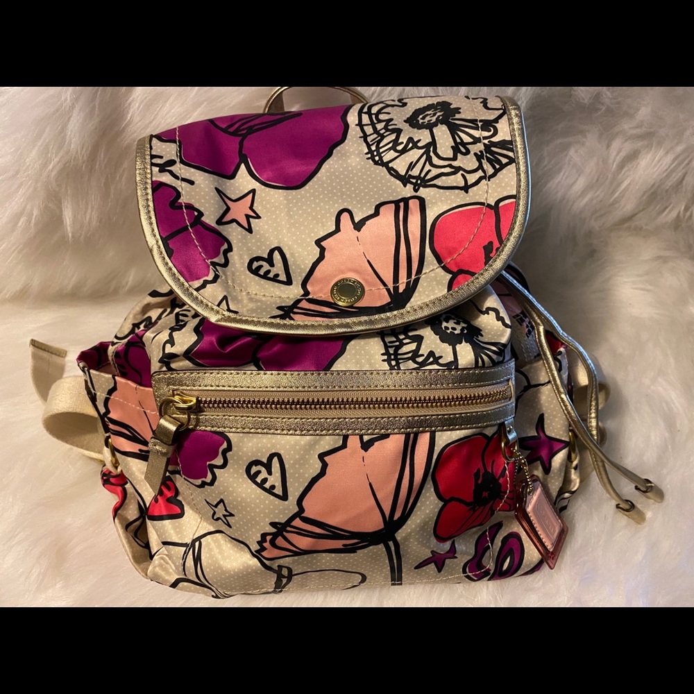 Coach small backpack